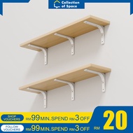 Wall Mounted Rack Floating Wall Shelve DIY Wall Rack Rak Buku Display Shelve Hanging Shelf Rak Hiasa