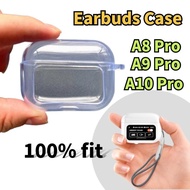 Transparent TPU earphone case, silicone protective case, anti-bump and drop resistant firm For A8 Pr
