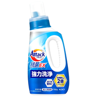 KAO 花王 - 日本KAO花王Attack 抗菌EX 強力潔净洗衣液 750g (藍色) #434258 Attack Antibacterial Ex Laundry Liquid #抗菌消臭