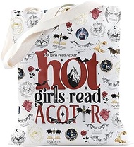 Night Court Gift Hot Girls Read Acotar Tote Bag for Book Lovers Fantasy Book Merch for Acotar Fans