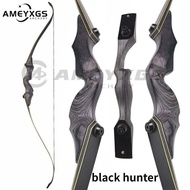 AMEYXGS 60" Recurve Takedown Bow 25-65lbs Longbow Bamboo Core Limbs
