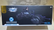 全新罕有 懷舊絕版 McFarlane Toys 蝙蝠俠 The Dark Knight 黑夜之謎 主角蝙蝠女 安妮夏菲維 連 電單車 全套盒裝 實物如圖