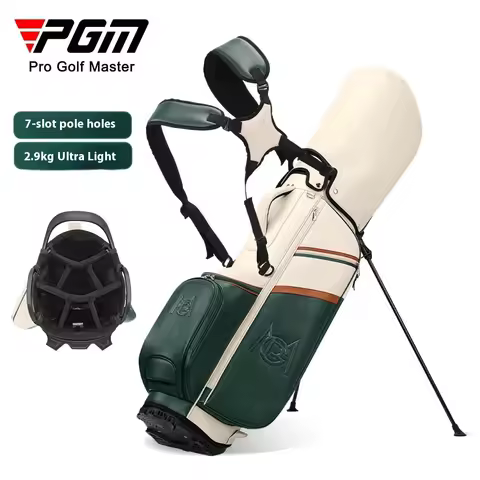 PGM QB175 Golf Bag Women's Stand Bag 7-Grid Plug Hole Shoulder Strap Golf Waterproof Microfiber Club