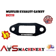 T328 BG328 Muffler Exhaust Gasket Brush Cutter Mesin Rumput