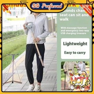 【SG stock Fast Shipping】Multifunctional Trekking Poles Aluminum Alloy Trekking Stick Portable Cane A