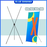 2*5ft / 2.5*6ft Portable X Banner Stand Tarpaulin Poster Display Stand Tarpaulin Tarp Stand