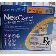 Nexgard spectra chewables for dogs(1box)exp11/2026