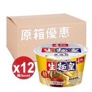 壽桃牌 - 壽桃生麵皇幼條鮑魚雞湯味單碗裝 (原箱購買)