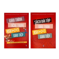 Sách - Combo: Giáo trình Tiếng Trung HSK1-2-3 giao tiếp - Tặng kèm sách bài tập