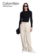 CALVIN KLEIN กางเกงขายาวผู้หญิง รุ่น 40452WF PEA - สี Off White