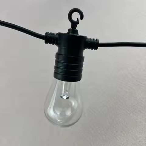 50mm 3D WS2811 Addressable Pixel Bulb, Clear Globe Type; DC12V/DC24V Input; 30pcs a String; IP67 Rat