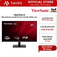 ViewSonic VA270A-H Monitor (27 inch/ IPS/ FHD/ 120Hz/ 1ms) - Eye protection screen - Genuine product