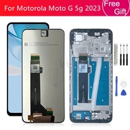 For Motorola Moto G 5g 2024 LCD Display Touch Screen Digitizer Assembly With Frame For Moto G 5g 202