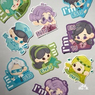 [NEW UPDATE] MBTI Sticker | PP Sticker Material | INTJ INTP ENTJ ENTP | INFJ INFP ENFJ ENTP | ISTJ I