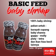 BABY SHRIMP | pakan burayak | burayak cupang  baby channa baby predator  molly guppy tetra