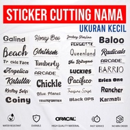 Stiker Nama Sendiri  Nama Costum Bahan Premium Murah Sticker Motor Vario Mio Beat Nmax Lexi Mio