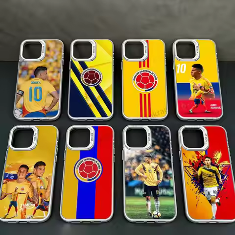 Colombia Football R-Rodriguez-S Phone Case for iPhone 15 16 Pro Max Air SE 11 13 Pro 14 Plus 12 11Pr