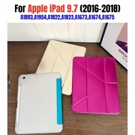 For Apple iPad 9.7 2017 2018 iPad 6 iPad 5 A1893 A1954 A1822 A1823 9.7-inch Leather Case Y-Folding F