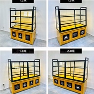 Bakery Cake Shop Bread Cabinet Island Cabinet Side Cabinet Display Cabinet Side Island Cabinet Glass