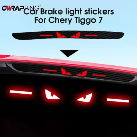 1Pcs Car Personality Brake Tail Light Sticker Eagle Eye Auto Light Hawkeye Styling Decorate Sticker 