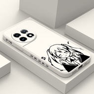 Creative Happy Girl Phone Case For OnePlus 13R 13 12R 12 11R 11 10 10T 10R 5G Comfortable Feel Cover