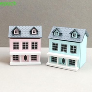 EPOCH Dolls Miniature House, 1:12 Dollhouse Mini Villa Miniature Handicraft Building, Timber Handicr