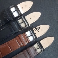 Alexandre Christie Super Ring Black Leather Watch Strap