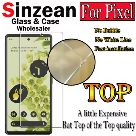 50/100pcs For Google Pixel 9 Pro Pixel 8A 8 Pro 7 7A 6A 5A 4XL TOP A 3D High Aluminum Clear Tempered