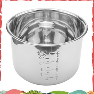 6L Pressure Cooker Inner Pot Rice Pressure Cooker Liner Stainless Steel Inner Pot Minute Pressure Co