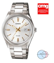 Casio ของแท้ 100% นาฬิกาผู้ชายทางการ MTP-1302D-7A2 สายเหล็กประกัน CMG