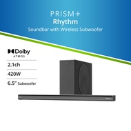 PRISM+ Rhythm 2.1ch Soundbar with Dolby Atmos | 420W | Wireless Subwoofer
