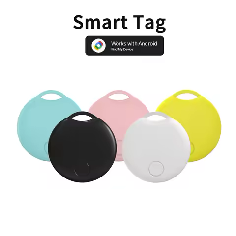 GPS Tracker for Android Devices Tag Work with Google Find My App Bluetooth Key Finder Pet Smart Tag