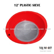 12" Plastic Sieve/ Round Sieve/ Strainer/ Tapis Tepung/ Tapis Tepung Bulat