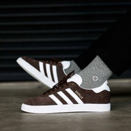 ADIDAS GAZELLE BROWN WHITE SHOES