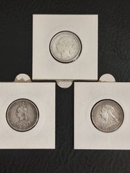 維多利亞女王一先令銀幣