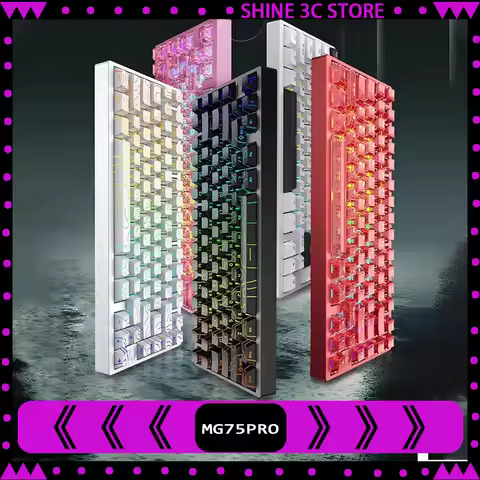 IROK MG75 PRO Mechanical Keyboard Magnetic Switch Hot Swap Aluminum RT0.005 RGB 81 Keys Custom Keybo