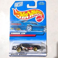 Hotwheels Hot Wheels Camaro Z28 Z 28 black tampo star 2000 blue card iron base