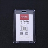 Holder Id Card Acrylic Id Card 2 sisi Tempat Kartu Id Card Member Name Tag Acrylic DIY
