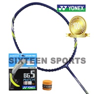 Yonex Voltric Lite 20I Dark Blue Badminton Racket Frame (C/W Yonex BG5 match string & Ac102 Overgrip