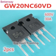 2pcs STGW20NC60VD GW20NC60VD New Original TO-247 30A 600V,guaranteed quality betterway