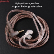 PLANED KZ Earphones Cord For KZ ZEX B/C Pin 2Pin Cable Twisted Cable Upgrade High-Purity In Ear Cabl