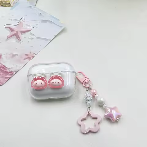 cartoon keychain Case for JBL Wave 200 / BEAM2 /TUNE BEAM2 /TUNE FLEX 2/ BUDS 2 case for JBL Wave BE