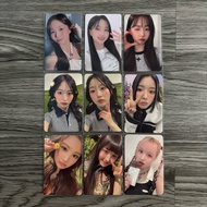 [READY] OFFICIAL NMIXX PHOTOCARD AD MARE ENTWURF FUNKY GLITTER CHRISTMAS EXPERGO LILY HAEWON SULLYOO