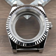 36mm/39mm NH35 DJ Case สแตนเลส กระจกแซฟไฟร์ SK DJ Mod Parts Replacemet Case Fit Nh35 Nh36 Movement W