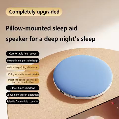 Speaker Pillow Under The Bed CD Player Ultra-thin Music Listening Device White Noise Pillow For Beds