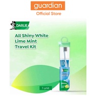 Darlie All Shiny White Lime Mint Whitening Toothbrush Toothpaste Travel Kit