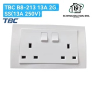 TBC 213 13A 2G SS(13A 250V)(310202)