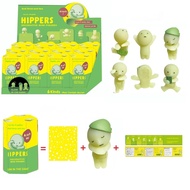 【More Suitable】 LUAN300603 12Pcs Sonny Angel Smiski Hippers Blind Box Luminous Toilet Bath Living Pa