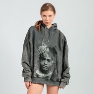 Hoodie Oversize Wash Rapper XXXTENTATION Mc.F Supply co Cotton Hoodie