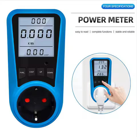 Digital Wattmeter 220V 110V AC Power Meter Electricy Consumption Energy Meter Power Kilowatt Wattage